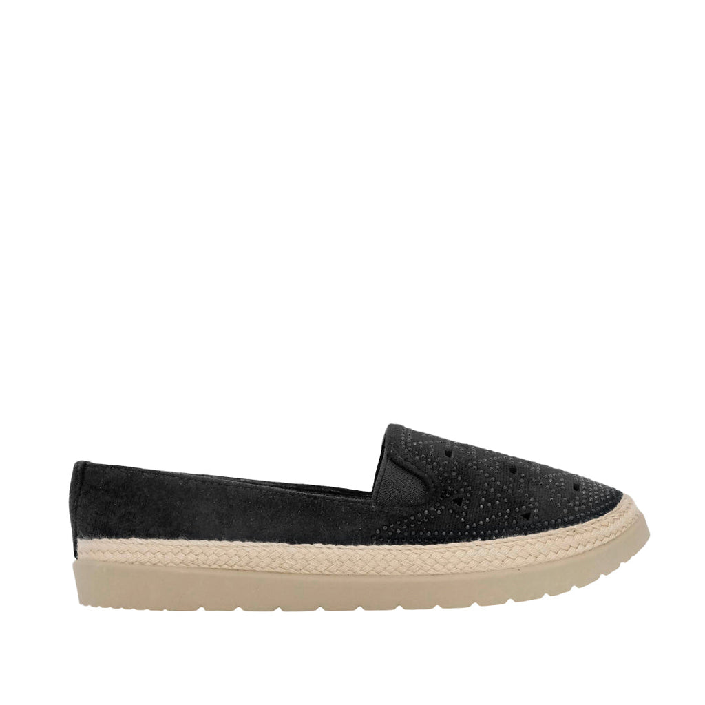 Alpargatas Milen para mujer color negro