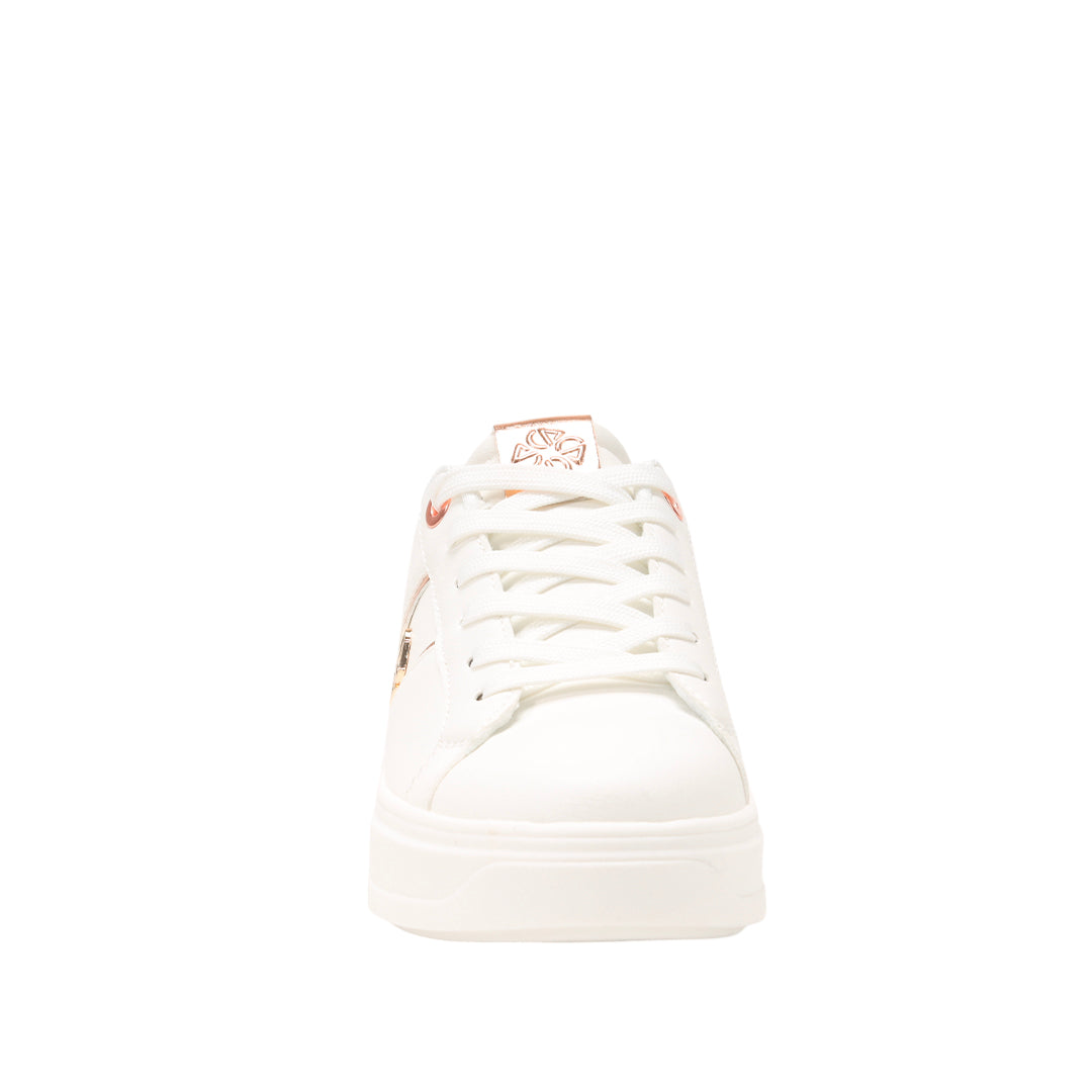 Tennis Kristen para mujer color blanco y oro rosa