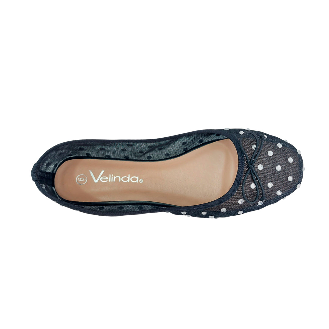 Ballerinas Linda para mujer color negro