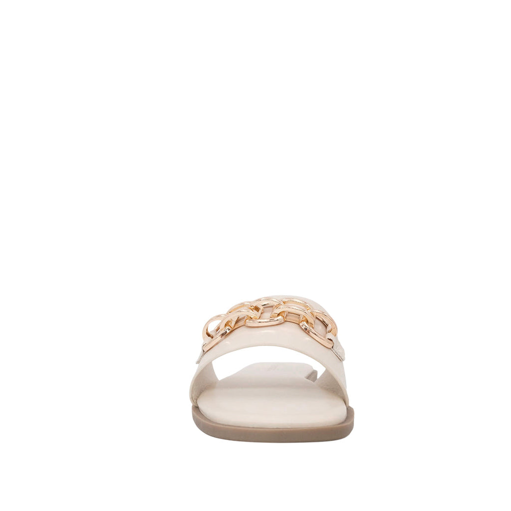Sandalias slip on Miry para mujer color hueso