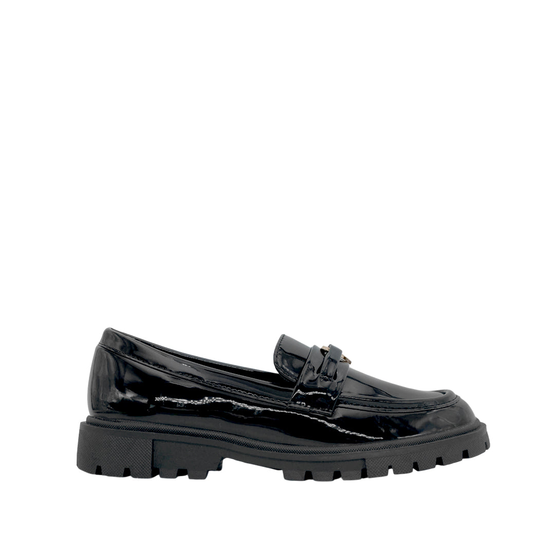 Mocasines Celine para niña color negro