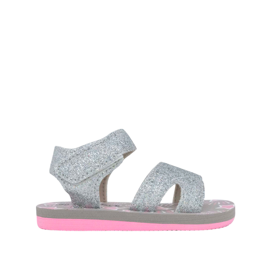 Sandalias Lore para infante color plateado