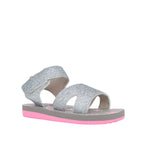 Sandalias Lore para infante color plateado