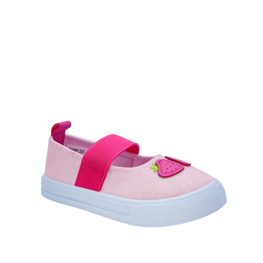 Canvas Gaby para infante color rosado