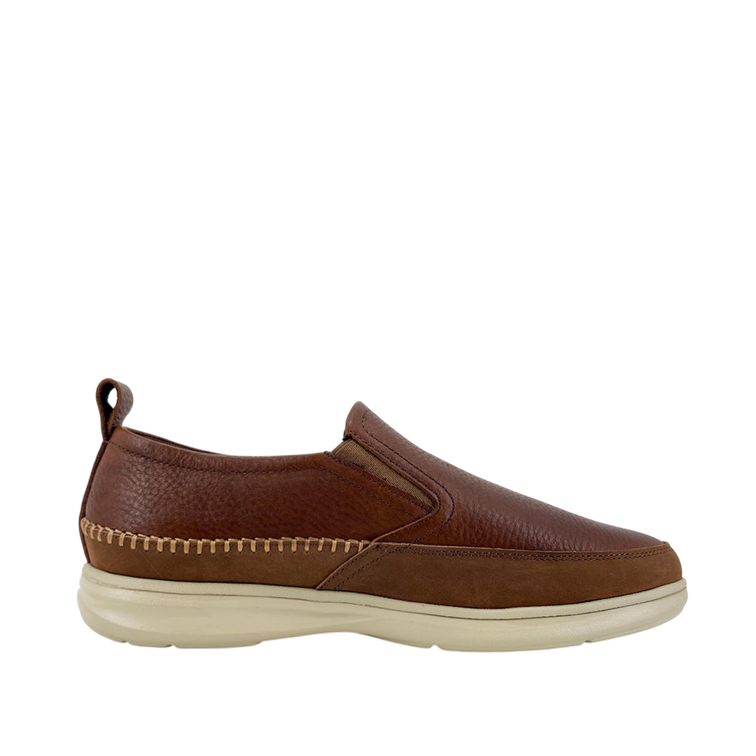 Casuales slip on Hale para hombre color café
