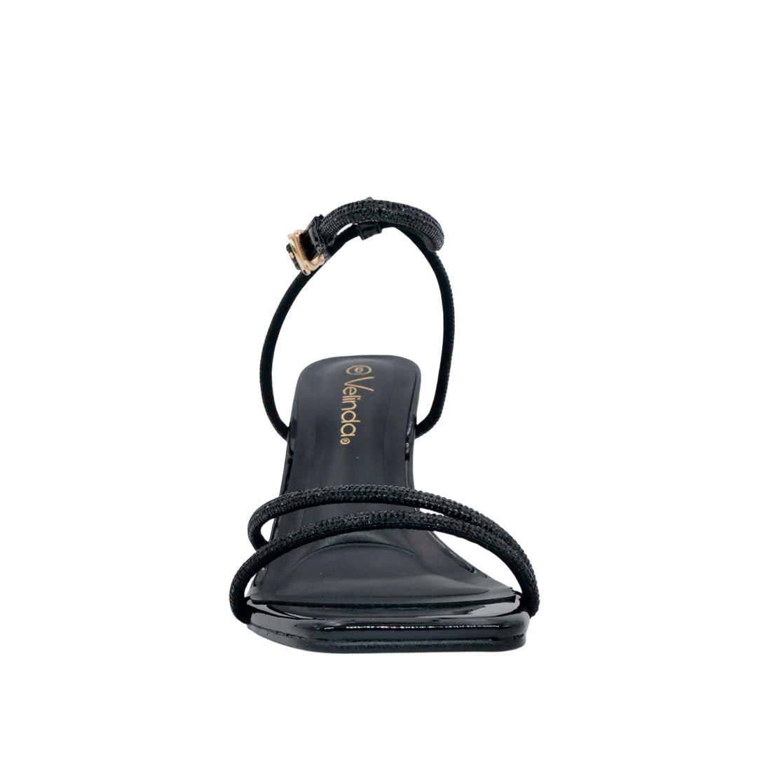 Sandalias de tacón Wilda para mujer color negro