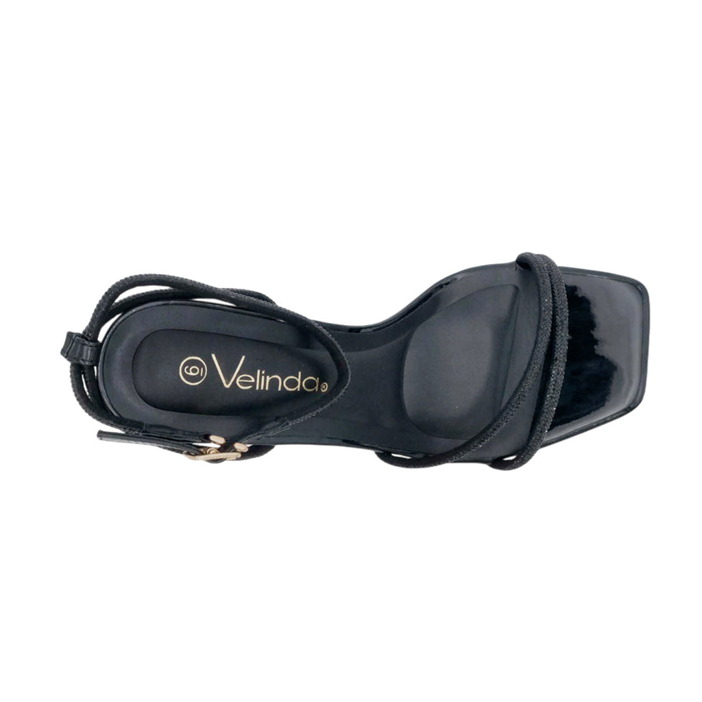 Sandalias de tacón Wilda para mujer color negro