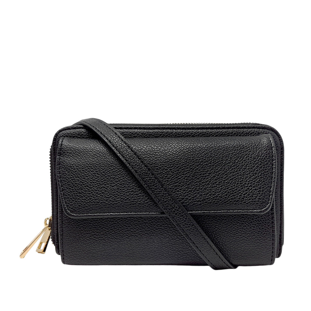 Billetera Lara para mujer color negro