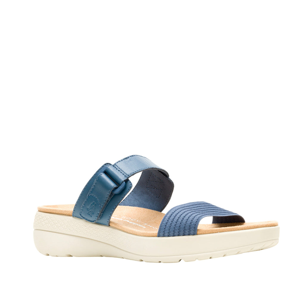 Sandalias de cuña Breathe Gore Slide para mujer color navy