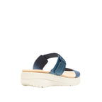 Sandalias de cuña Breathe Gore Slide para mujer color navy