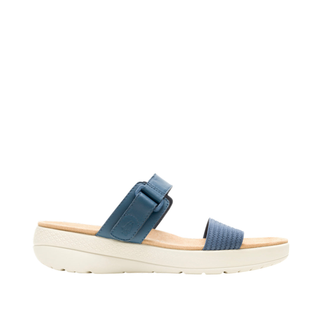 Sandalias de cuña Breathe Gore Slide para mujer color navy