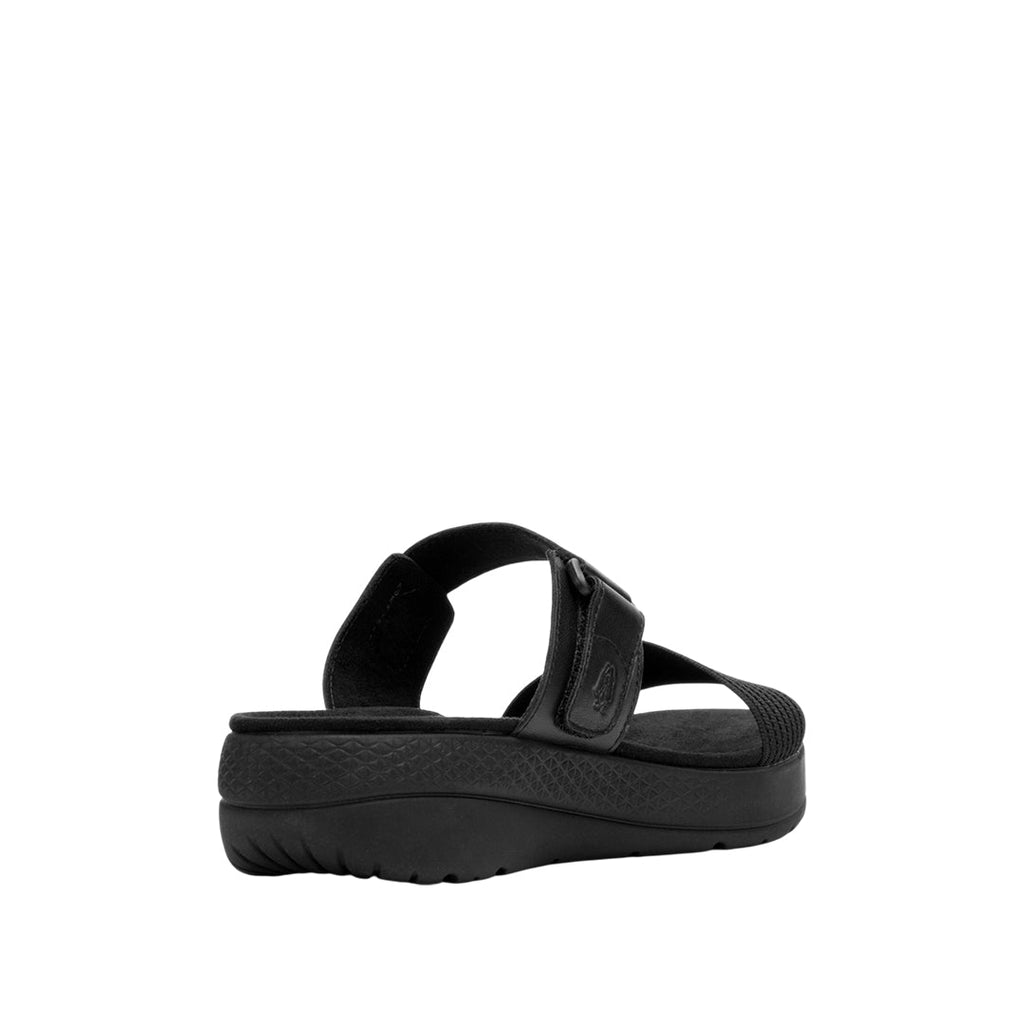 Sandalias de cuña Breathe Gore Slide para mujer color negro