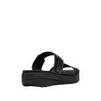 Sandalias de cuña Breathe Gore Slide para mujer color negro