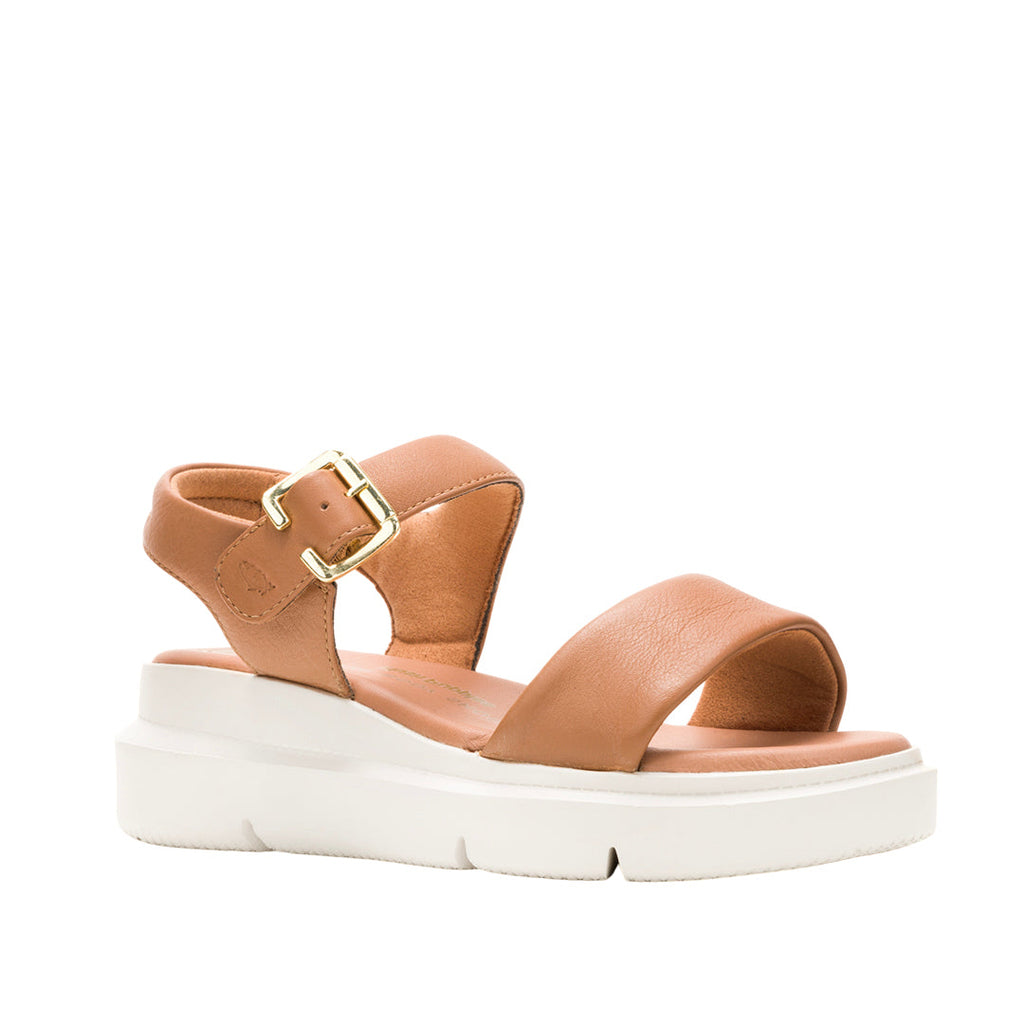 Sandalias de cuña Uplift Strap para mujer color tan