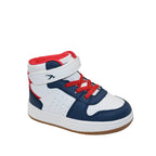Sneakers Jordan para infante color blanco y navy