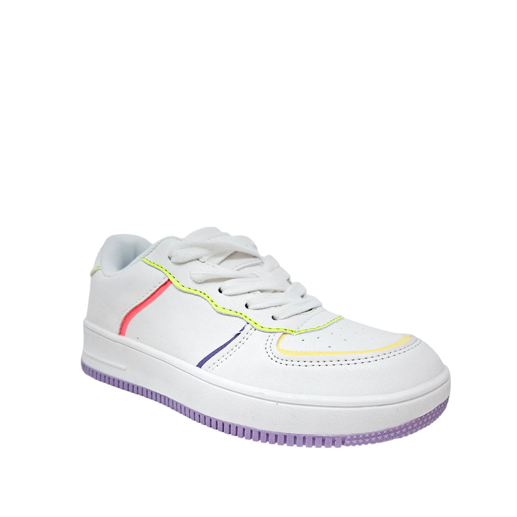 Tennis Lea para niña color blanco