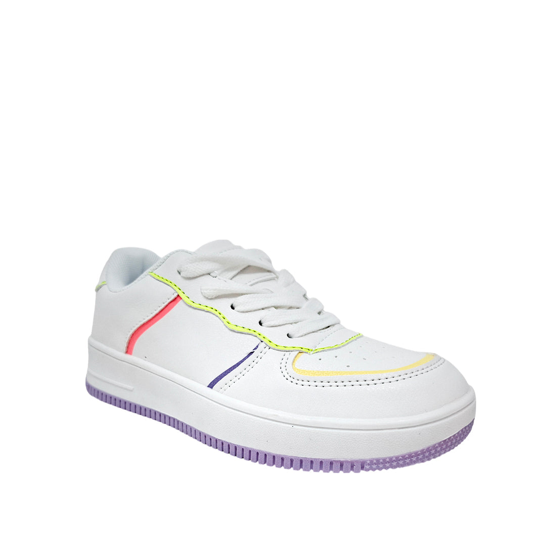 Tennis Lea para niña color blanco