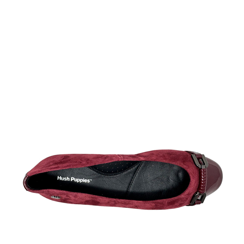 Ballerinas Soma para mujer color burgundy
