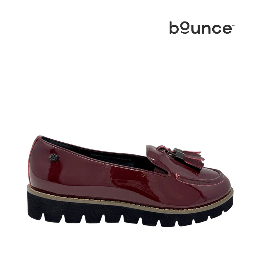 Mocasines Jazlyn 2 para mujer color burgundy