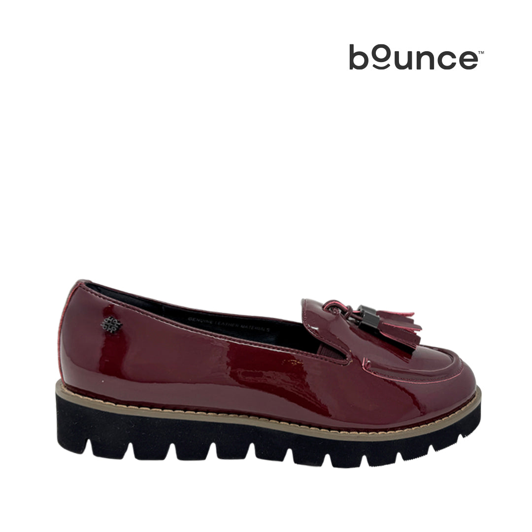 Mocasines Jazlyn 2 para mujer color burgundy