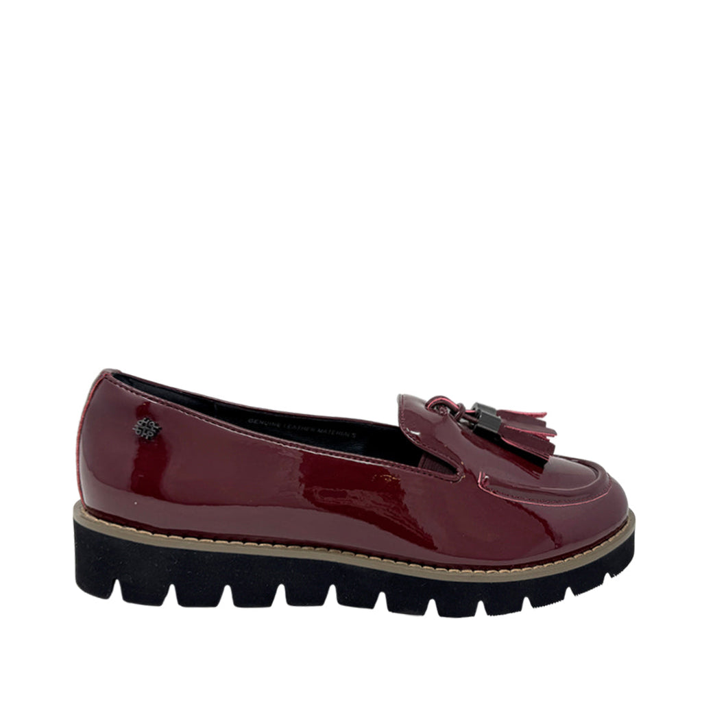 Mocasines Jazlyn 2 para mujer color burgundy