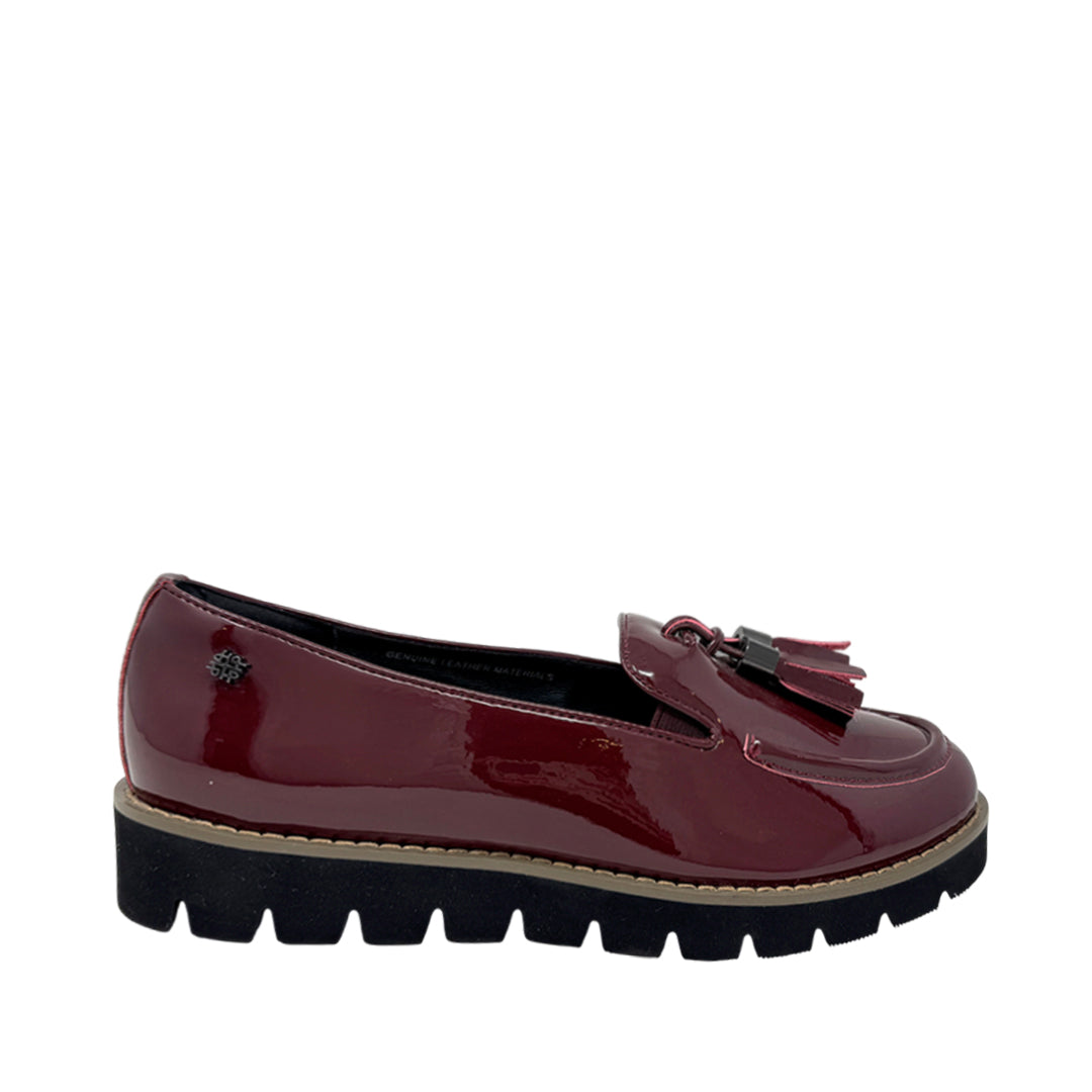 Mocasines Jazlyn 2 para mujer color burgundy