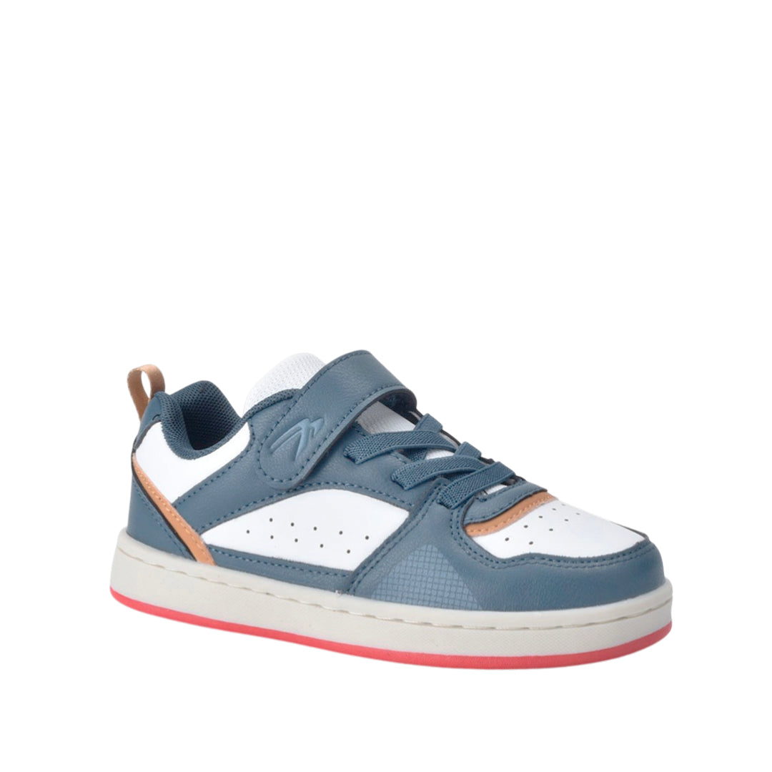 Tennis Noah para niño color blanco y azul