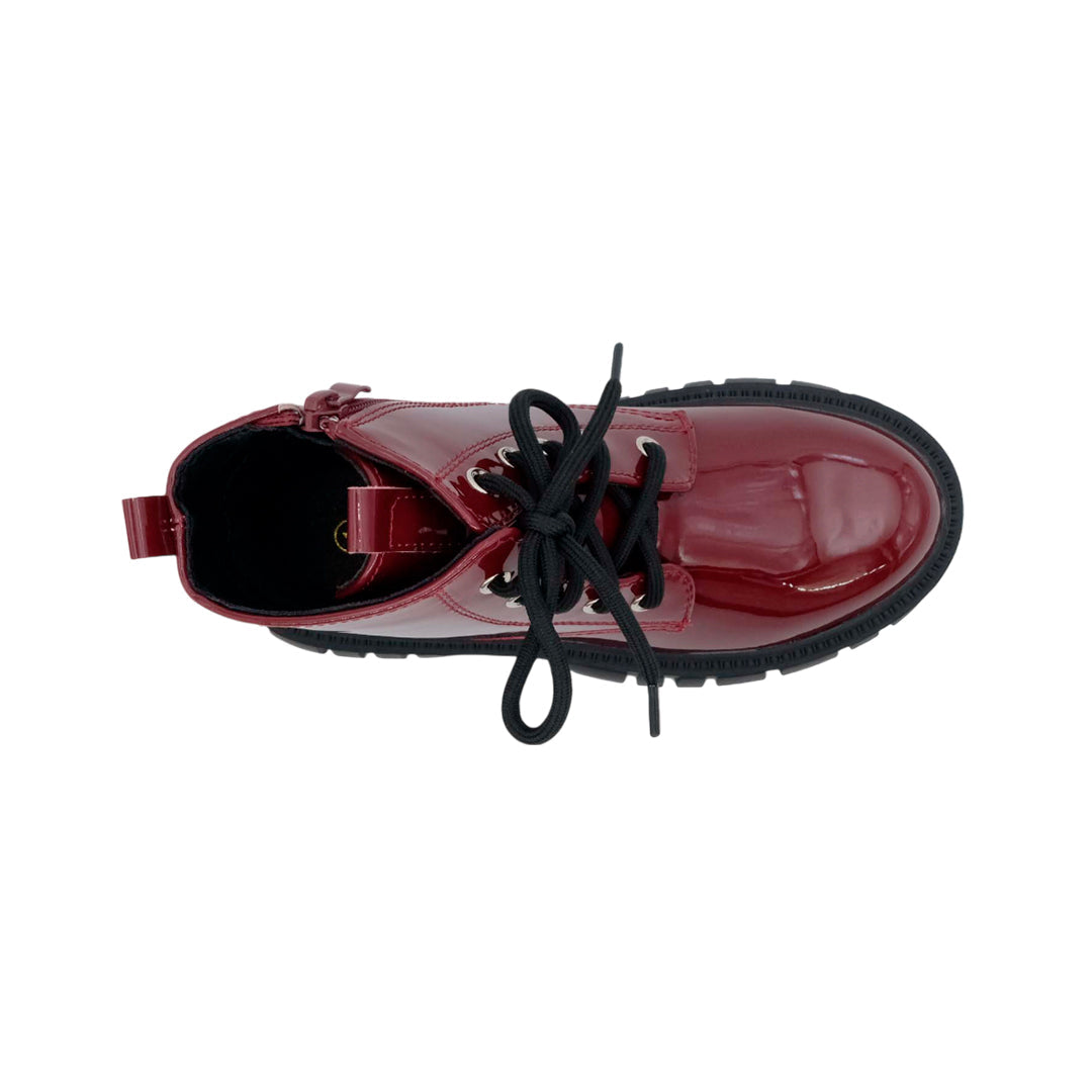 Botas Danya para niña color burgundy