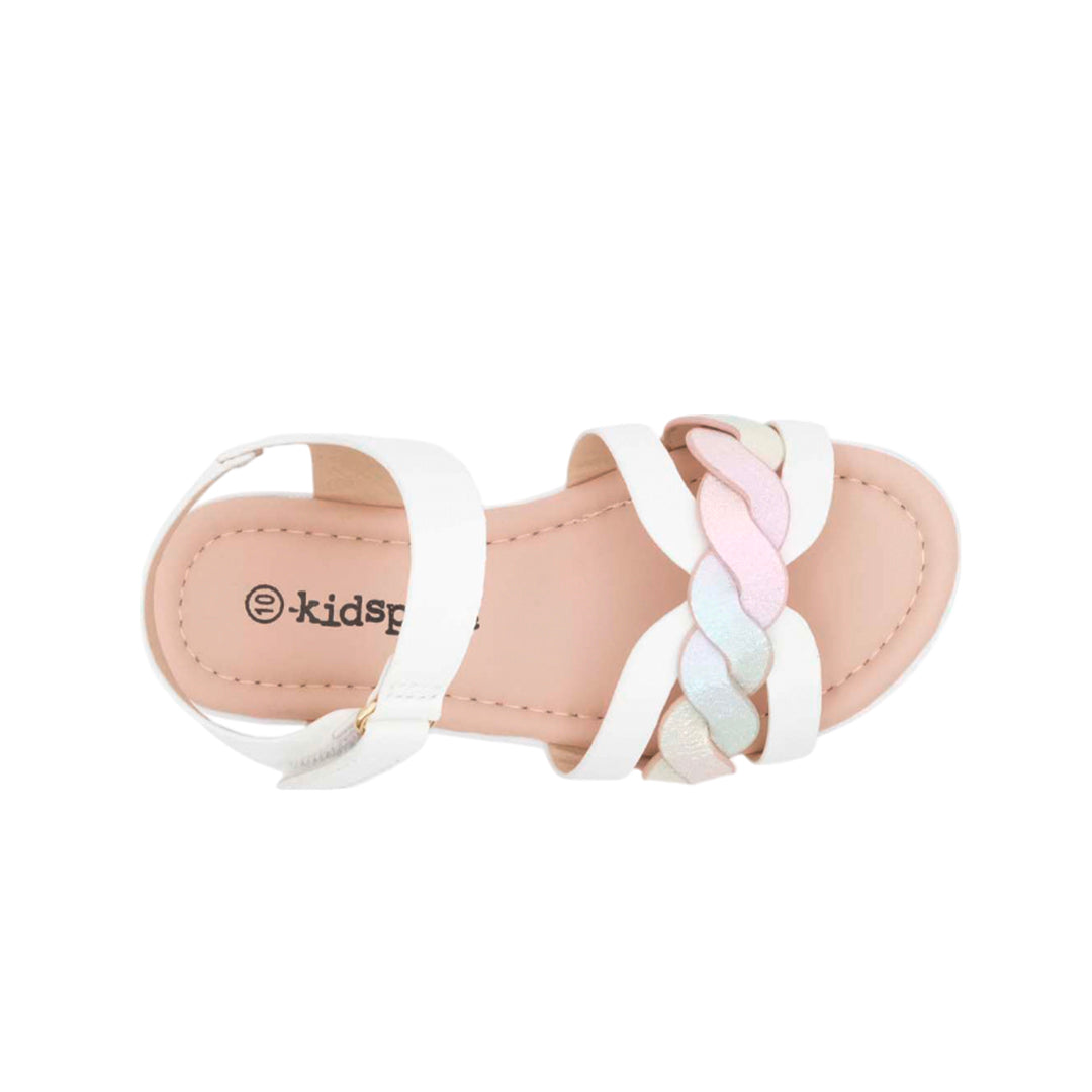 Sandalias Dilia para infante color blanco