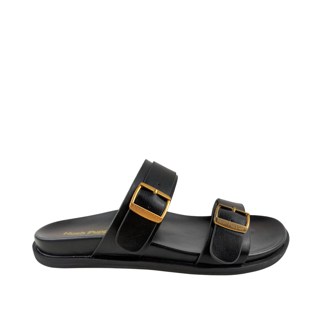 Sandalias flats Darci 3 para mujer color negro