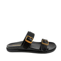 Sandalias flats Darci 3 para mujer color negro