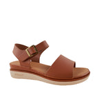 Sandalias flats Robertha para mujer color tan