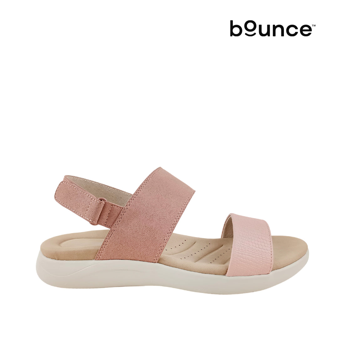 Sandalias flats Denisse 2 para mujer color nude