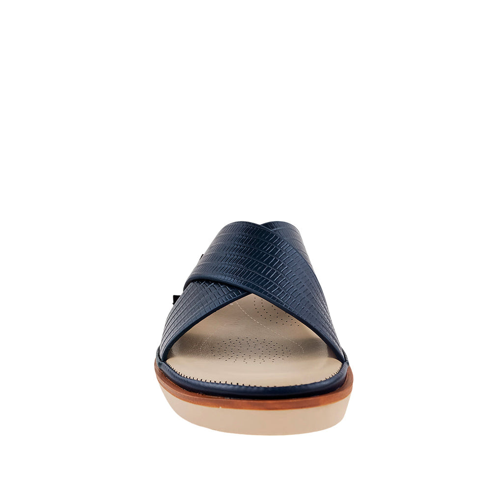 Sandalias flats Shasta para mujer color navy