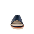 Sandalias flats Shasta para mujer color navy