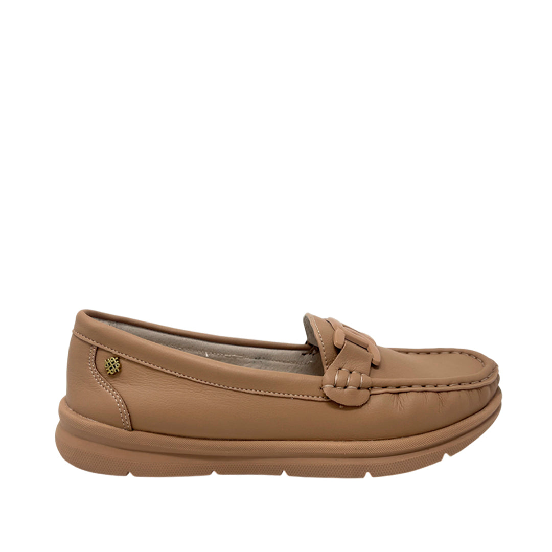 Mocasines Josephine para mujer color beige