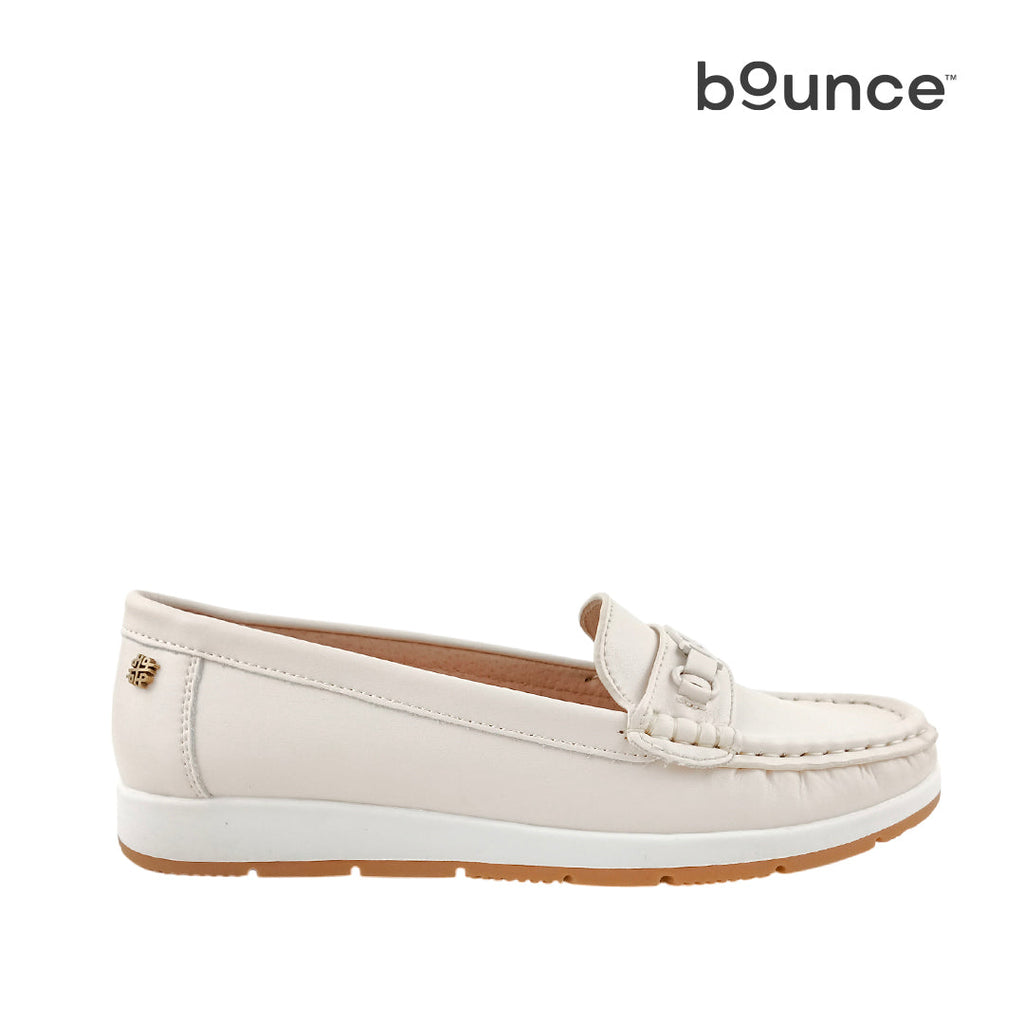 Mocasines Mirabell 3 para mujer color hueso