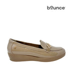 Mocasines de cuña Maritzza 3 para mujer color plateado