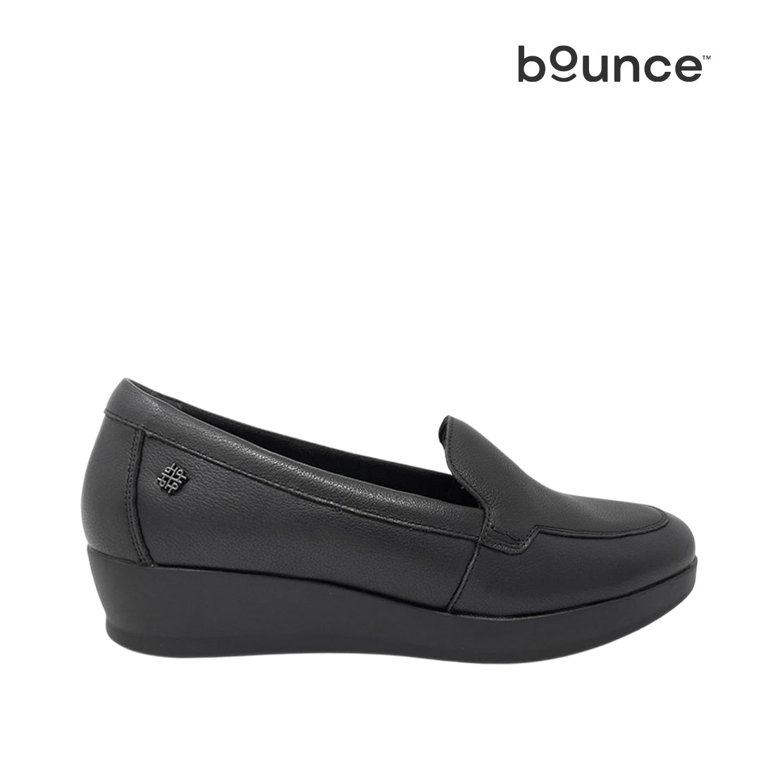 Mocasines de cuña Maritzza para mujer color negro
