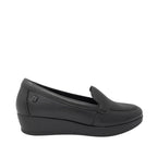 Mocasines de cuña Maritzza para mujer color negro