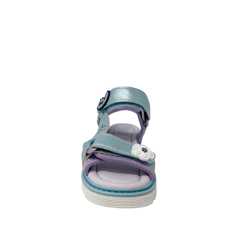 Sandalias Stitch para niña color celeste