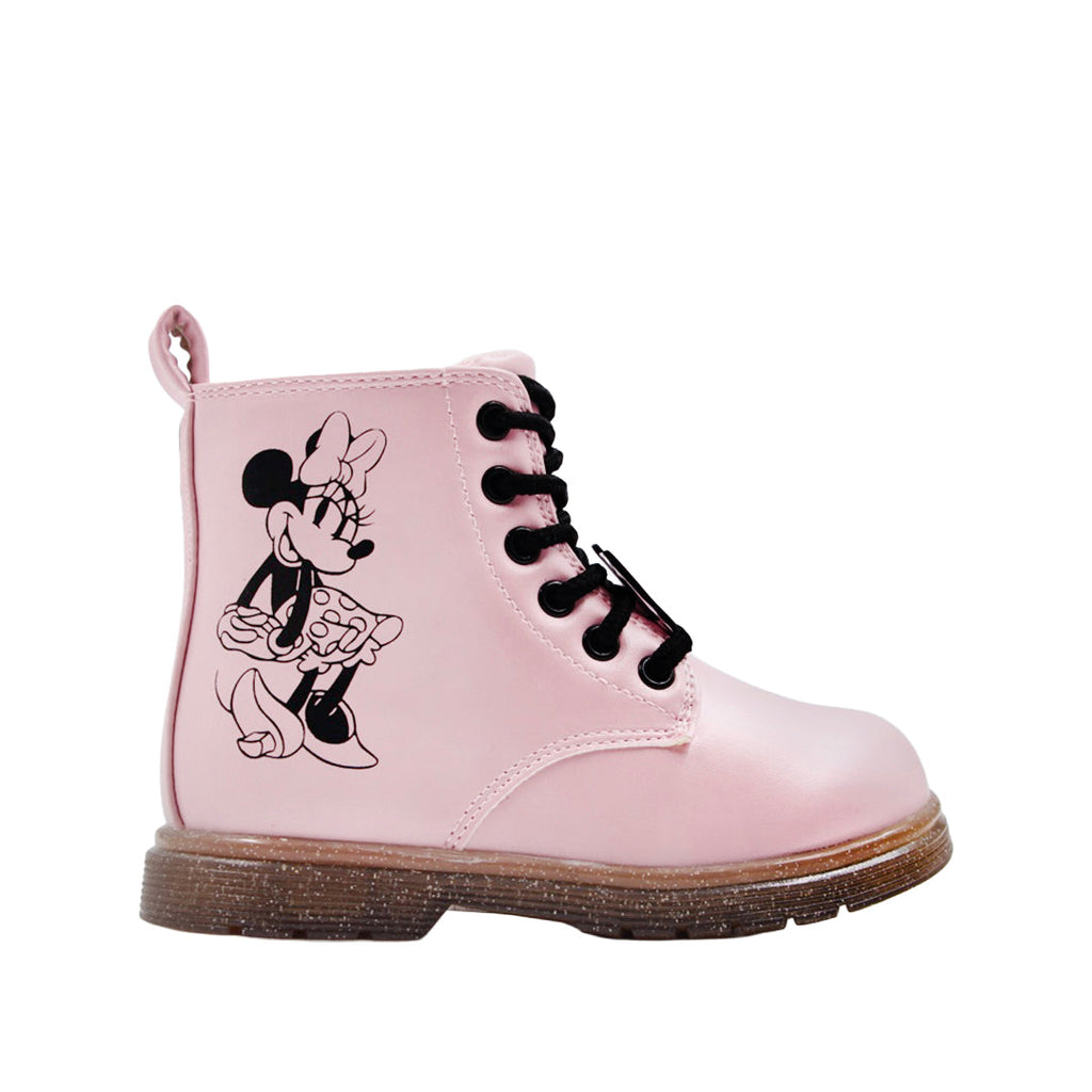 Botas Minnie para niña color rosa