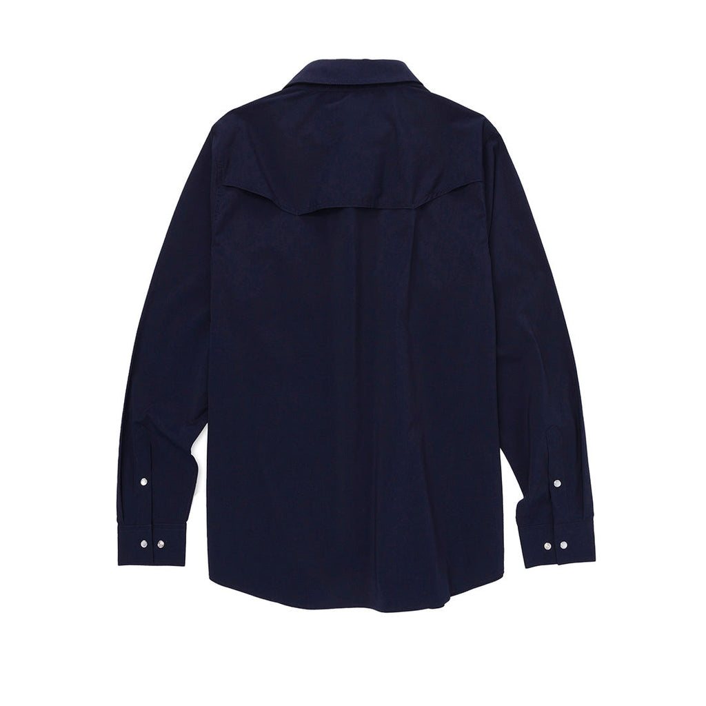 Camisa Western para hombre color navy