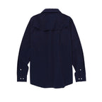 Camisa Western para hombre color navy