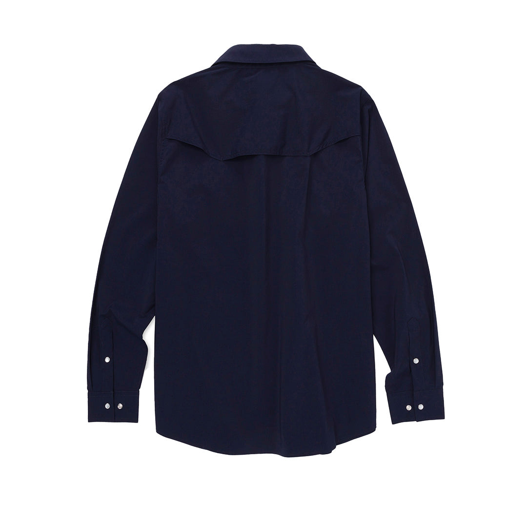 Camisa Western para hombre color navy