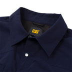 Camisa Western para hombre color navy