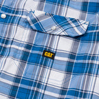 Camisa Western para hombre color azul