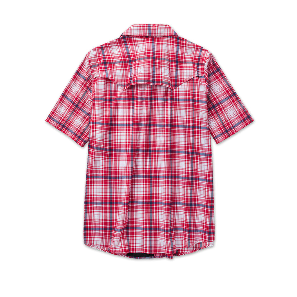 Camisa Western para hombre color rojo