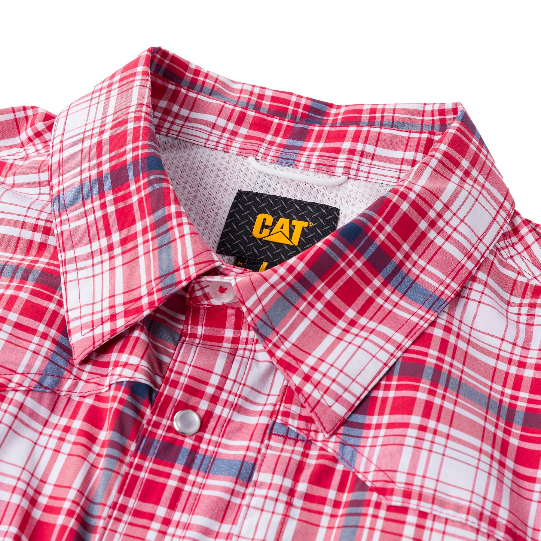 Camisa Western para hombre color rojo