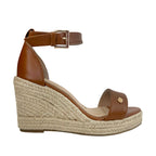 Sandalias de cuña Priyanka 2 para mujer color café